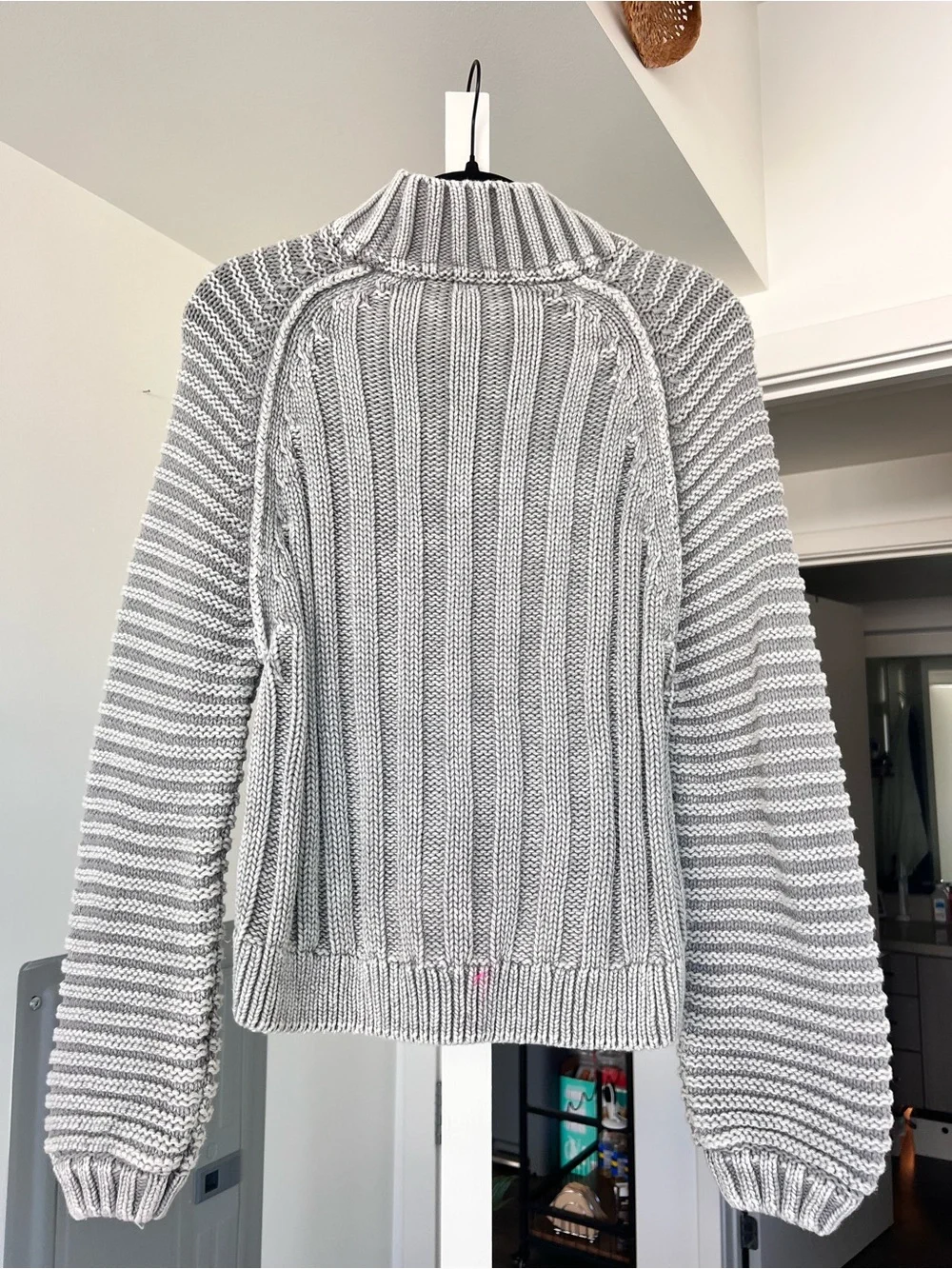 Free People Sweetheart Mock Neck Sweater In Tungsten Size XS